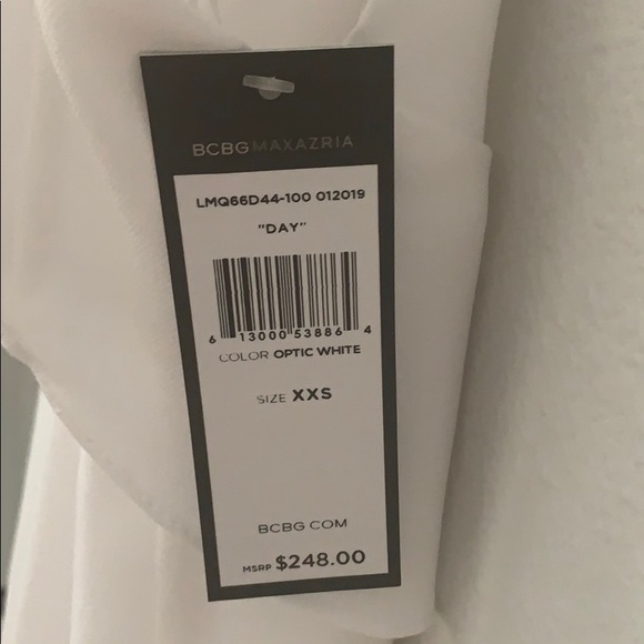 WHITE BCBG DRESS “DAY” - Picture 3 of 4